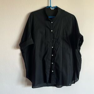 Steven Alan Stand Collar Shirt Size L